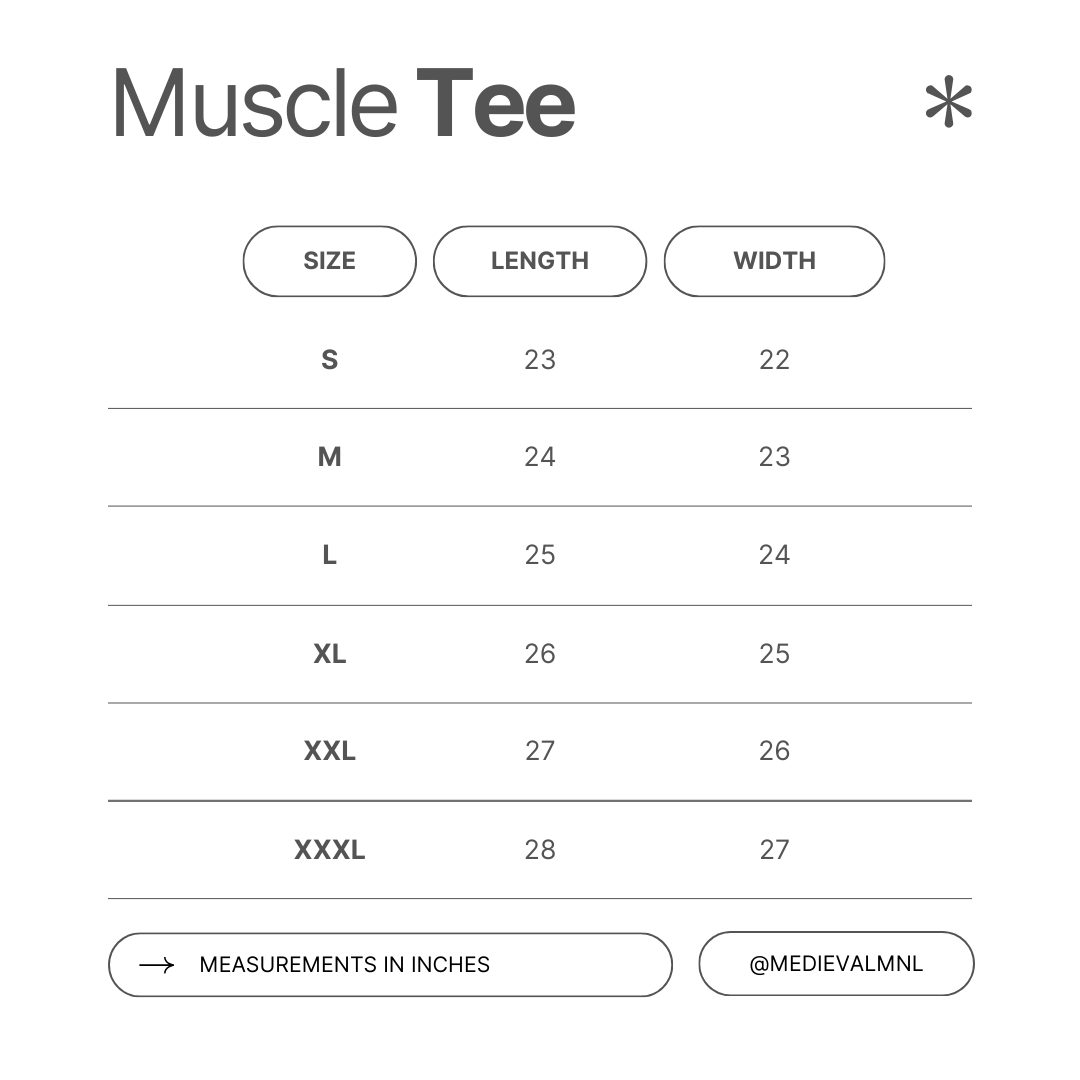 Muscle Tee - Black Boxy Cropped Fit
