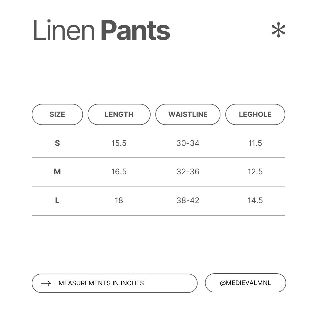 Linen Pants - White