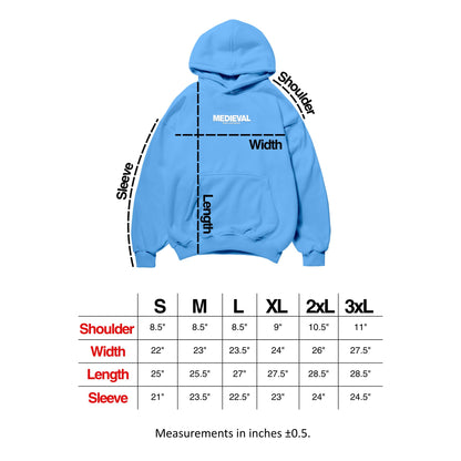 Medieval Creative Department Hoodie – Maroon
