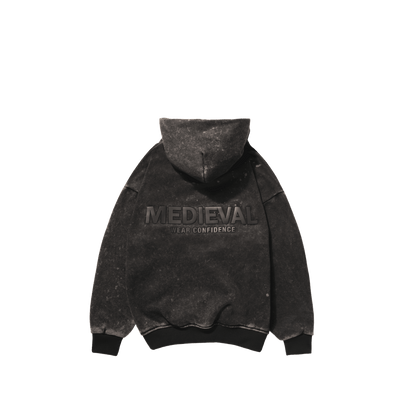 Acid Washed Black - Hoodie