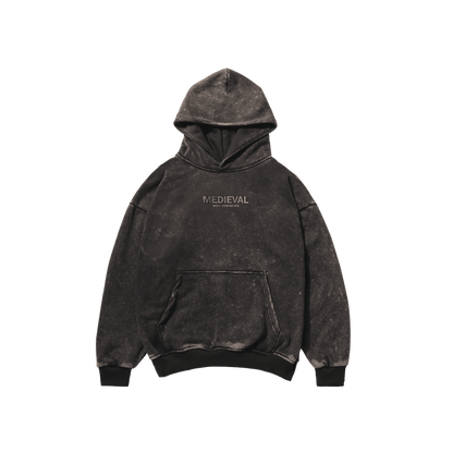 Acid Washed Black - Hoodie