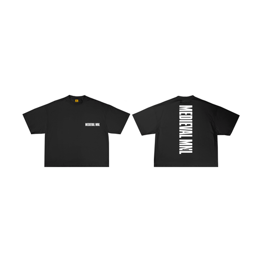 Black - Vertical Tee