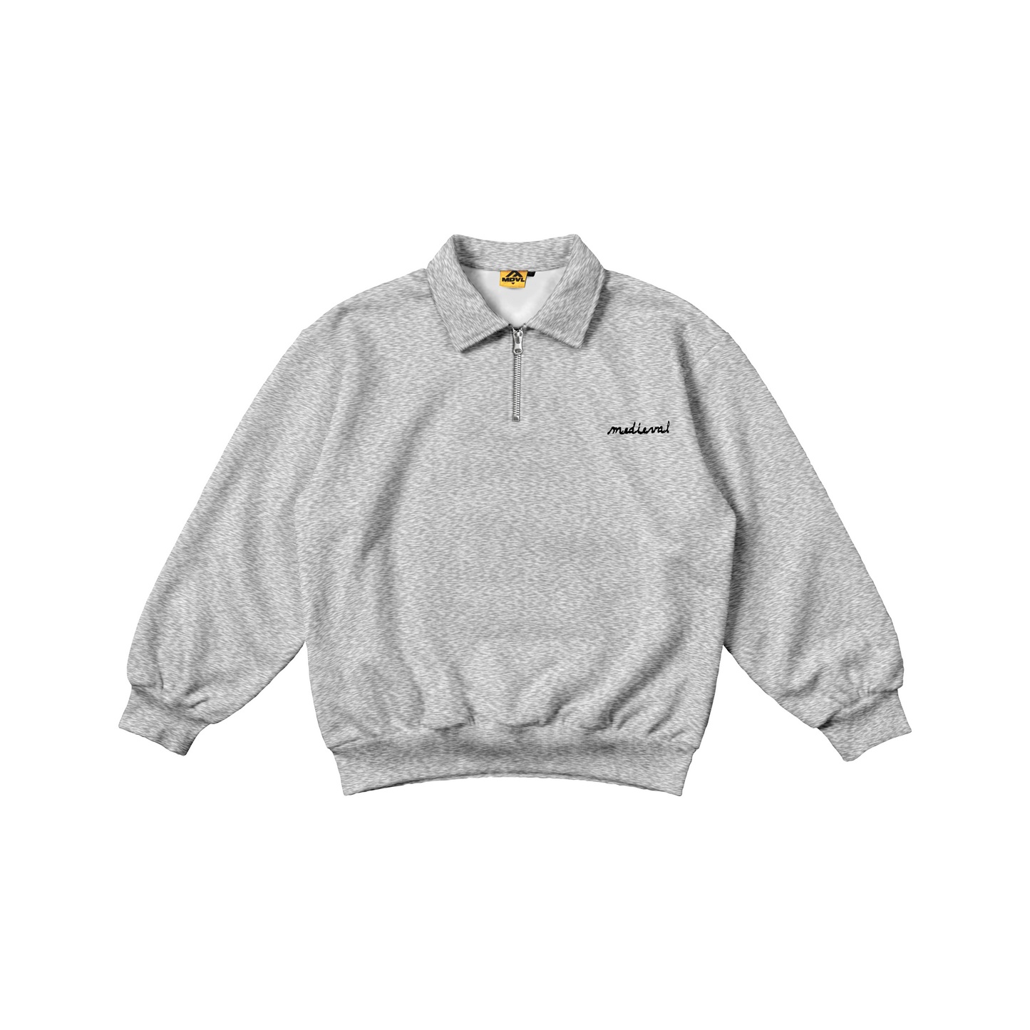 Gray - Halfzip  Sweatshirt