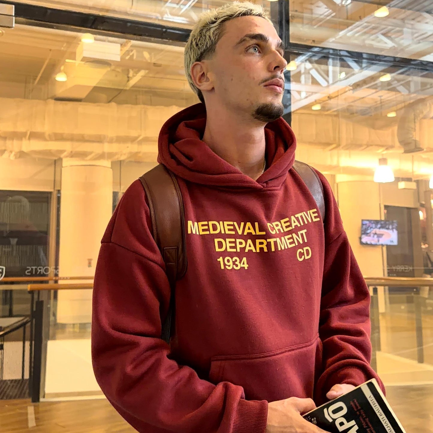 Medieval Creative Department Hoodie – Maroon